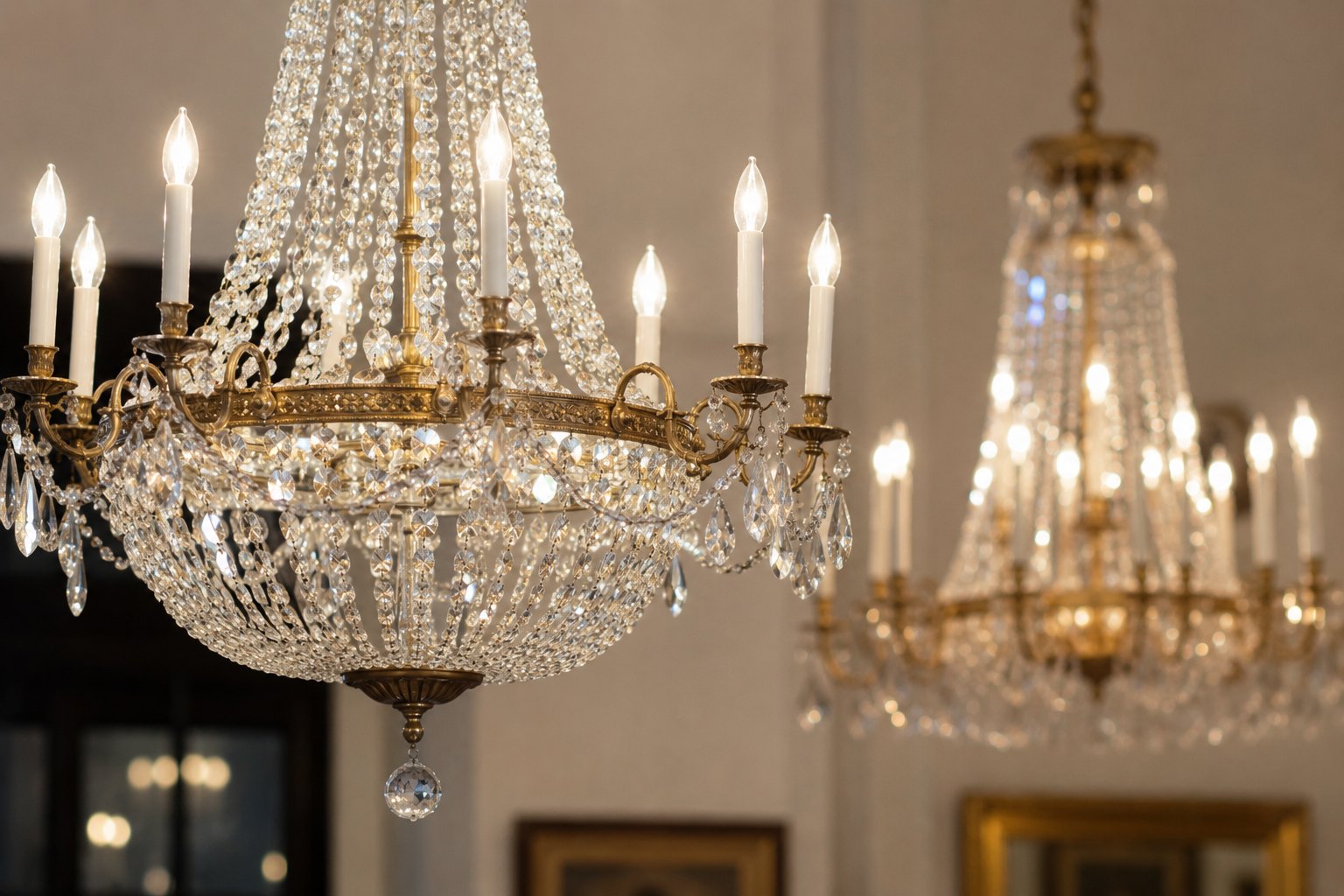Crystal chandeliers